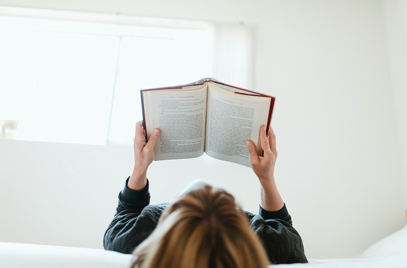 reading book